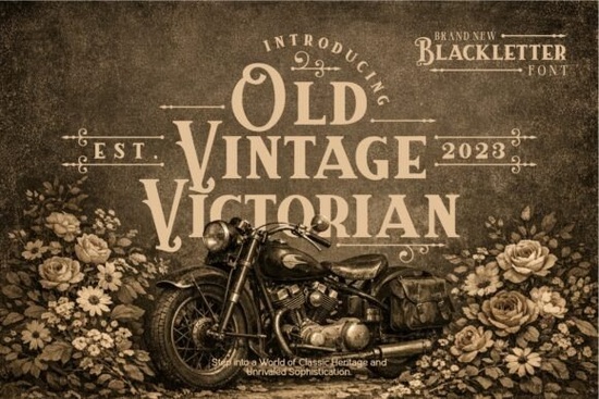 Old Vintage Victorian Font